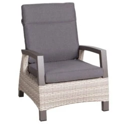 Geflechtsessel 'Neuseeland' Inkl. Auflagen -Madison Verkäufe 3950101001 Geflechtsessel Neuseeland Alugestell Geflecht inkl Auflage 6 83672