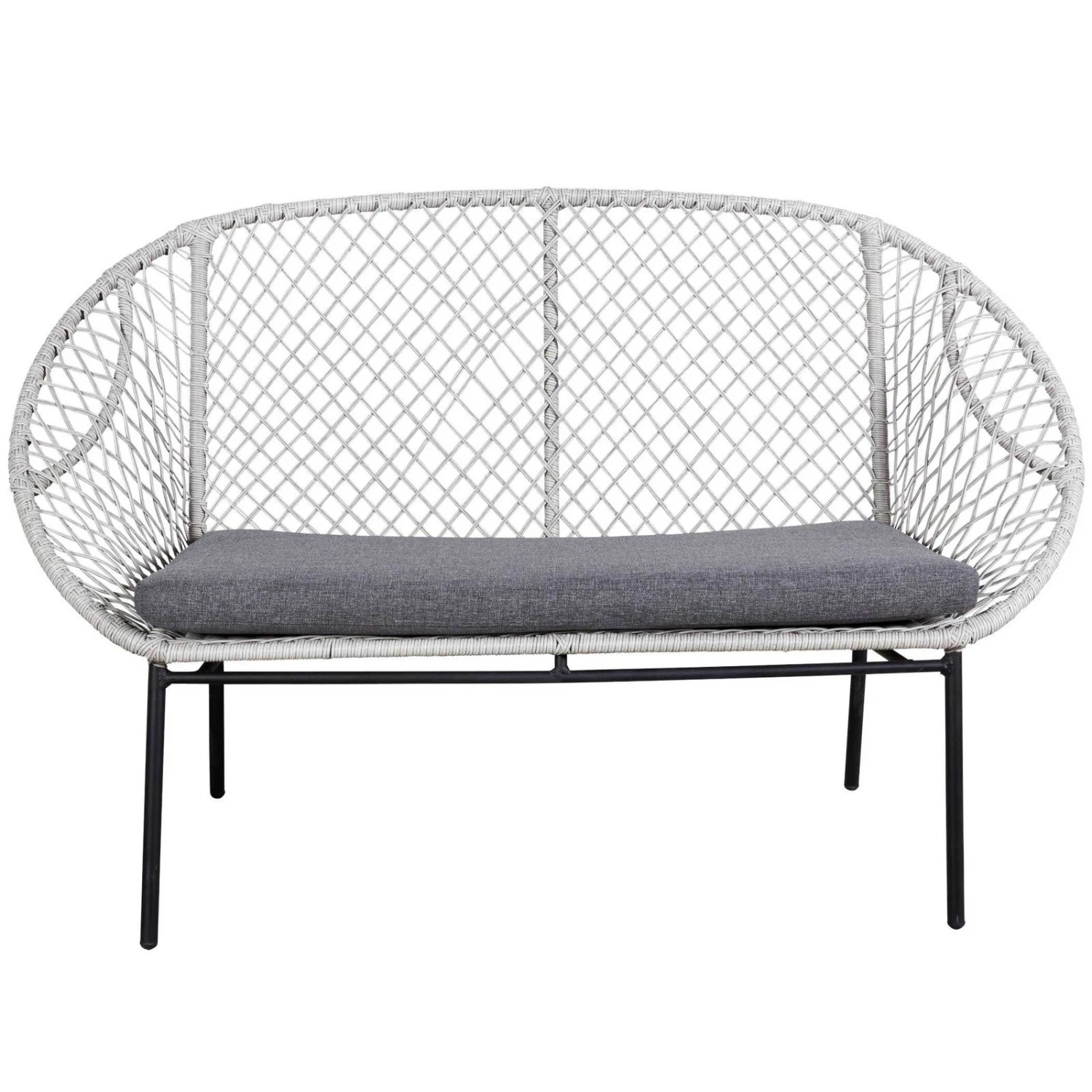 Sitzmöbelgruppe 'Nairobi' Inkl. Auflagen, 4-teilig, Grau 4 Sitzmöbelgruppe 'Nairobi' Inkl. Auflagen, 4-teilig, Grau – Bild 2