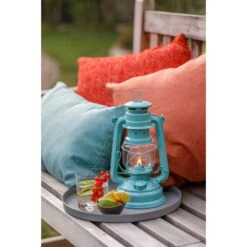 Feuerhand Sturmlaterne 'Baby Special 267', Grün, 26,5 X 13,5 X 15 Cm -Madison Verkäufe 3990100188 feuerhand sturmlaterne 8 121579