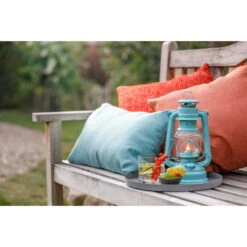 Feuerhand Sturmlaterne 'Baby Special 267', Grün, 26,5 X 13,5 X 15 Cm -Madison Verkäufe 3990100188 feuerhand sturmlaterne 9 121580