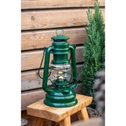 Feuerhand Sturmlaterne 'Baby Special 276', Moosgrün, 26,5 X 13,5 X 15 Cm -Madison Verkäufe 3990100194 feuerhand sturmlaterne 2 121819