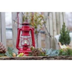 Feuerhand Sturmlaterne 'Baby Special 276', Rubinrot, 26,5 X 13,5 X 15 Cm -Madison Verkäufe 3990100197 feuerhand sturmlaterne 2 121831