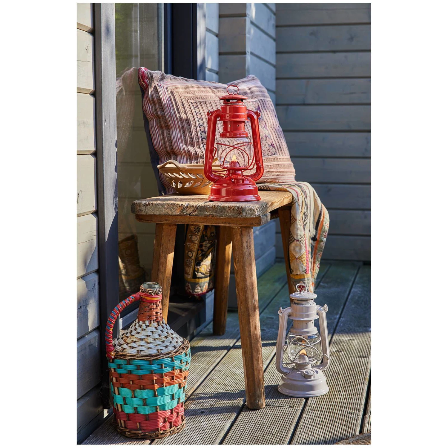 Feuerhand Sturmlaterne 'Baby Special 276', Brick Red, 26,5 X 13,5 X 15 Cm 4 Feuerhand Sturmlaterne 'Baby Special 276', Brick Red, 26,5 X 13,5 X 15 Cm – Bild 2