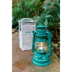 Feuerhand Sturmlaterne 'Baby Special 276', Teal Blue, 26,5 X 13,5 X 15 Cm -Madison Verkäufe 3990100202 feuerhand sturmlaterne 2 121856