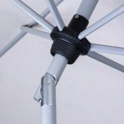 Doppler Sonnenschirm 'Active Auto Tilt 280', Ø 280 Cm, Natur -Madison Verkäufe Active Auto Tilt 280 Urban Jungle Knicker2 67373