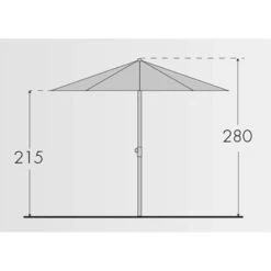 Doppler Sonnenschirm 'Active Kurbel', Ø Ca. 380 Cm -Madison Verkäufe Active Kurbel 380 Abmessung 67380