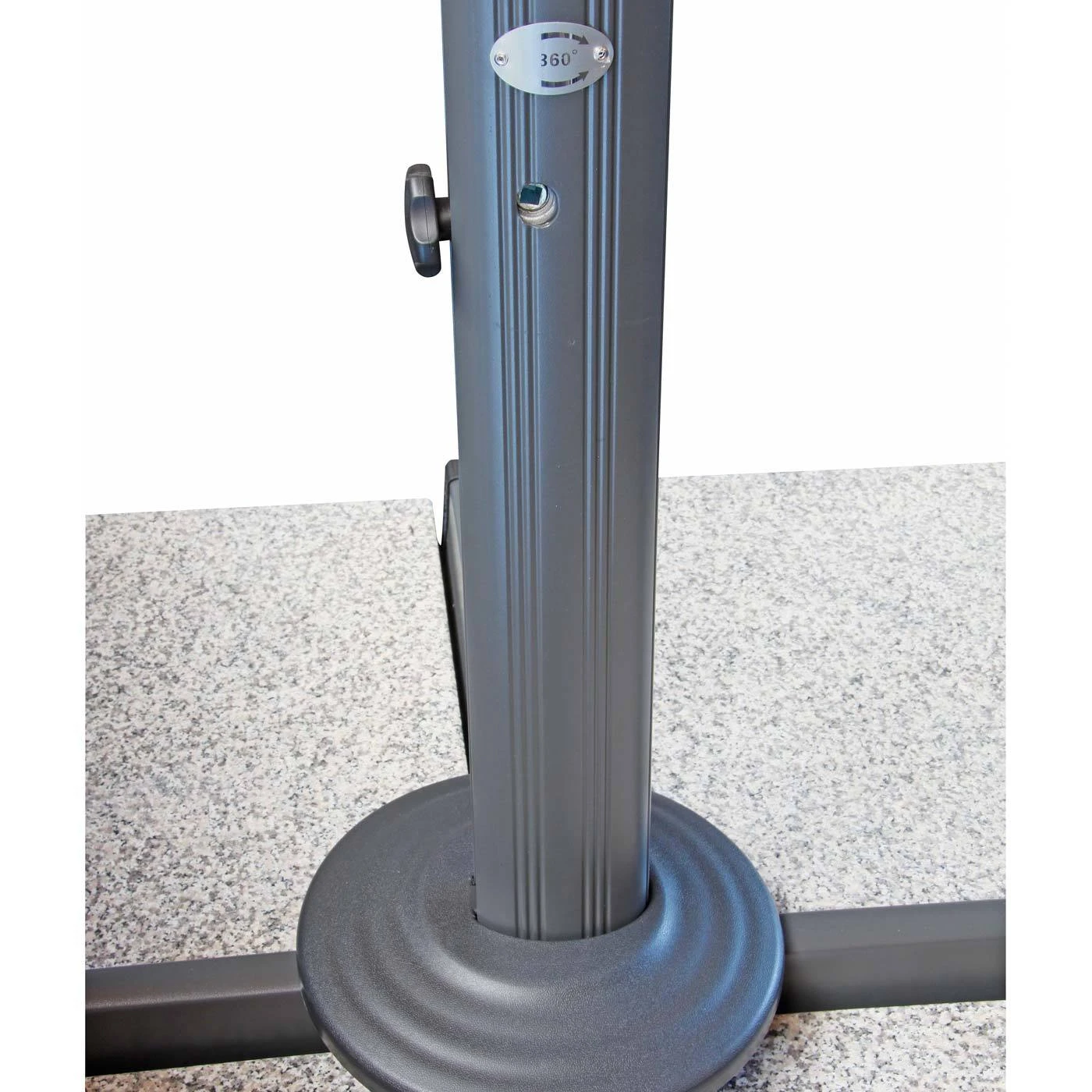 Doppler Pendelschirm 'Ravenna 400', Um 360° Drehbar, Ø 400 Cm 8 Doppler Pendelschirm 'Ravenna 400', Um 360° Drehbar, Ø 400 Cm – Bild 6