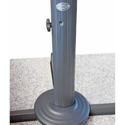 Doppler Pendelschirm 'Ravenna 400', Um 360° Drehbar, Ø 400 Cm, Natur -Madison Verkäufe Ravenna 400 Schwenkmechanik ohne Kurbel 67461