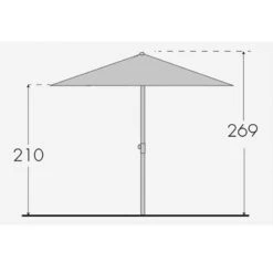 Doppler Sonnenschirm 'Sunline Waterproof', 230 X 190 Cm, Natur 8 Doppler Sonnenschirm 'Sunline Waterproof', 230 X 190 Cm, Natur -Madison Verkäufe Sunline Waterproof 230x190 Abmessung 67480