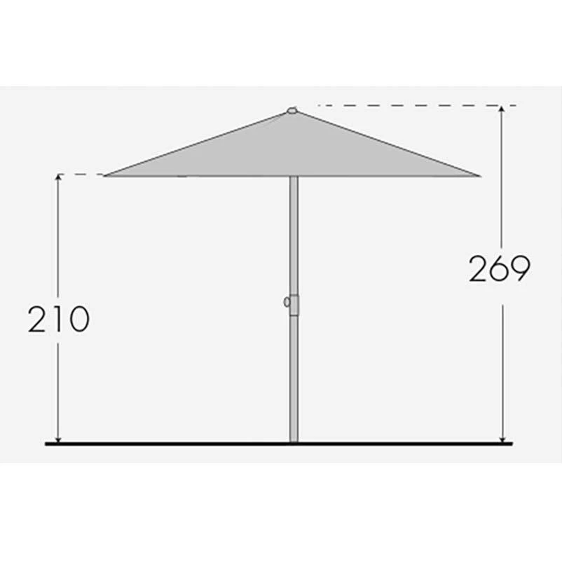 Doppler Sonnenschirm 'Sunline Waterproof', 230 X 190 Cm, Natur 5 Doppler Sonnenschirm 'Sunline Waterproof', 230 X 190 Cm, Natur – Bild 3
