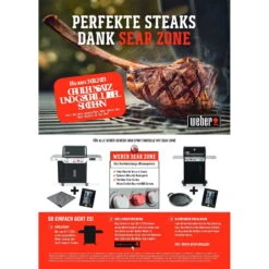 Weber Gasgrill 'Genesis EX-325s', Schwarz -Madison Verkäufe Weber Sear Zone Kampagne 2023 126977
