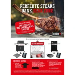 Weber Gasgrill Spirit EPX-325S -Madison Verkäufe Weber Sear Zone Kampagne 126978