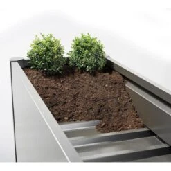 Biohort Pflanzbeet "Belvedere", Verzinktes Stahlblech, Zeitloses Design, Einlegeboden -Madison Verkäufe pflanzbeet belvedere zwischenboden dunkelgrau metallic 65057